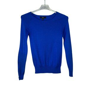 Mossimo Womens Size XS Blue Long Sleeve Sweater Nylon Blend
